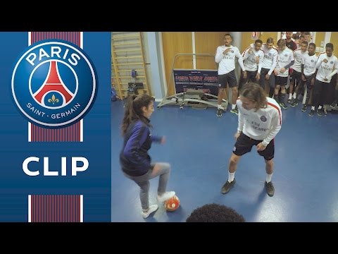 What happened when Lisa Freestyle met PSG's U17s and U19s