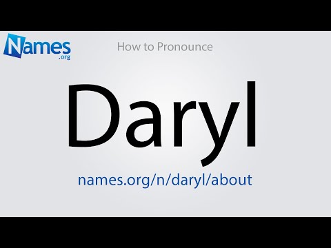 How to Pronounce Daryl