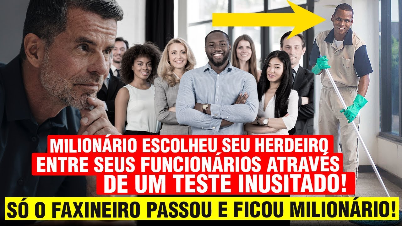 Ele doou TODA SUA HERANÇA  para um dos seus funcionários, mas só o FAXINEIRO passou no teste.