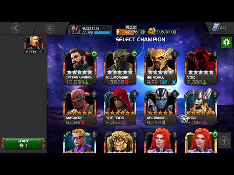 5* Iron Man Infinity War (3/45) vs 5* Korg (5/65) - MCOC