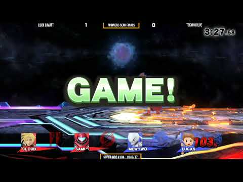 WBB #104  Blue & Tokyo vs Luck & Matt   Winners Semi Finals   Smash 4 Doubles