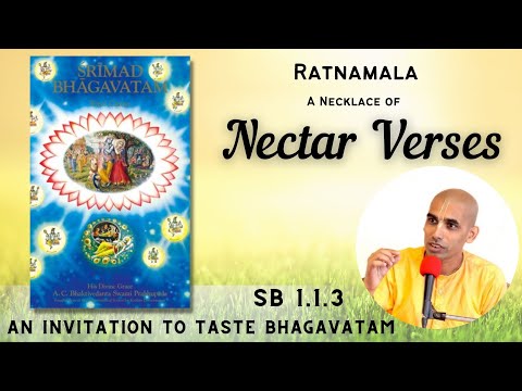 NECTAR VERSES | SB 1.1.3 - An Invitation to Taste Bhagavatam | Gauranga Darshan Das