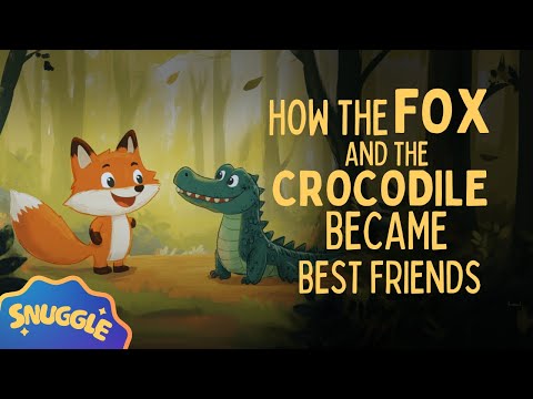🦊 🐊How the Fox & the Crocodile Became Best Friends💤BEDTIME STORY | Non Stimulating Content for Kids