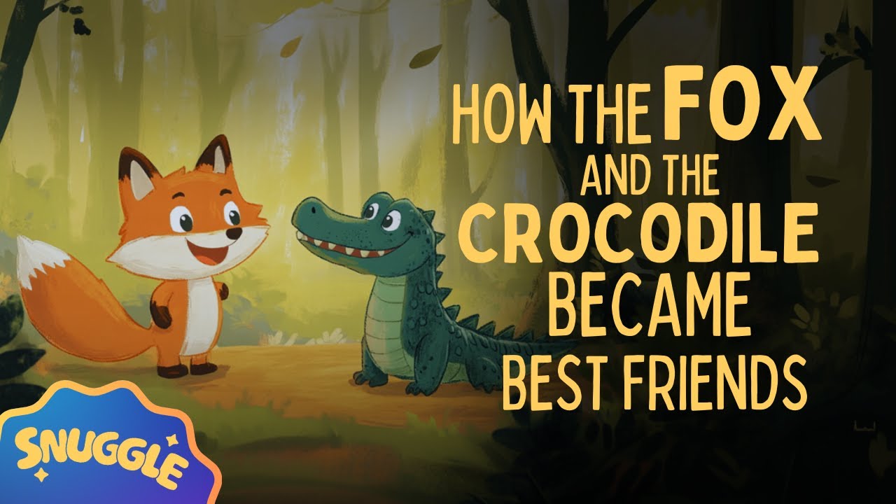🦊 🐊How the Fox & the Crocodile Became Best Friends💤BEDTIME STORY | Non Stimulating Content for Kids