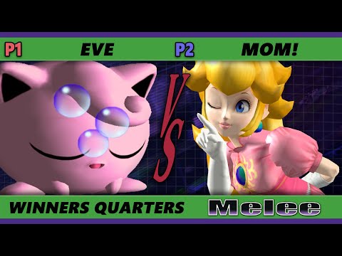 S@X 417 Winners Quarters - eve (Jigglypuff) Vs. MOM! (Peach) Smash Melee - SSBM
