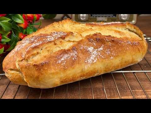 Only 10 Minutes Preparation! A True MASTERPIECE | No-Knead, Easy Bread