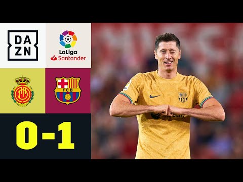 Lewa trifft erneut! Barca mit sechstem Sieg in Folge: Mallorca - FC Barcelona 0:1 | La Liga | DAZN