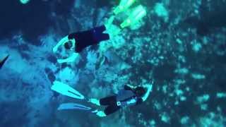 preview picture of video 'Freediving/Apnea in La Media Luna S.L.P Mexico San Luis Potosí/GoPro Angle'