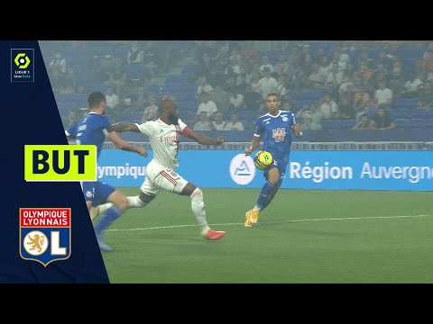 But Moussa DEMBELE (8' - OL) OLYMPIQUE LYONNAIS - RC STRASBOURG ALSACE (3-1) 21/22