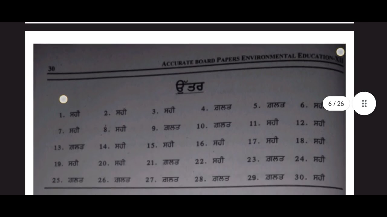 EVS important questions class 12 boards part 2 in Punjabi medium #pseb #important #class12