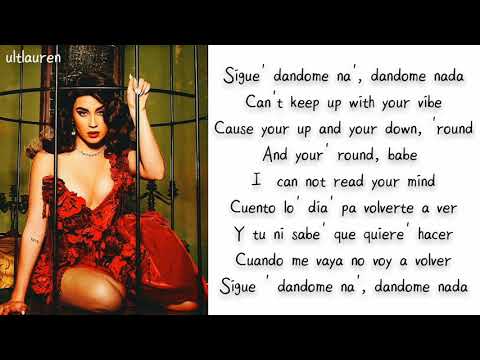 Tainy, Lauren Jauregui, C. Tangana - NADA (lyrics)