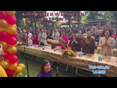 Lễ Vu Lan & lễ An vị Phật tại Chùa Phúc Lâm