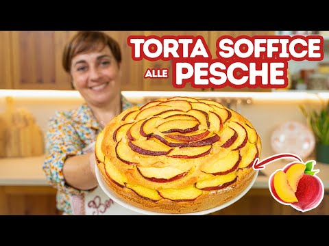 TORTA SOFFICE ALLE PESCHE Ricetta Facile - Fatto in Casa da Benedetta