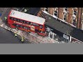 London Double Decker Bus Crashes Into Store