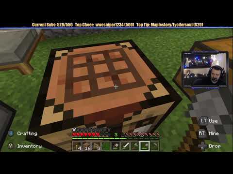 Minecraft "Chill Stream" Dec. 12, 2018 pt2 - Lost in Caves! Making a Farm