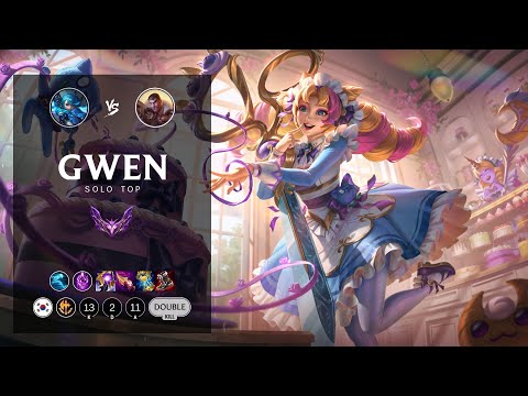 Gwen Top vs Jayce - KR Master Patch 12.9