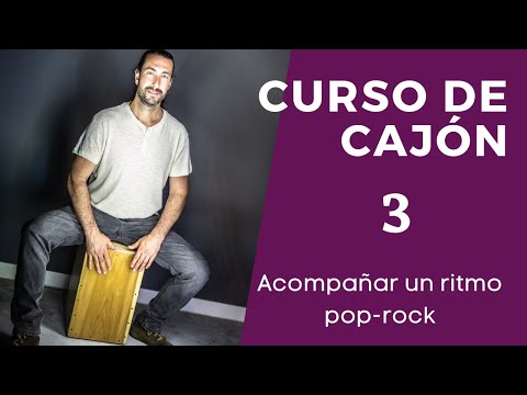 CAJON COURSE 🖐[3 - Easy POP ROCK Rhythm]