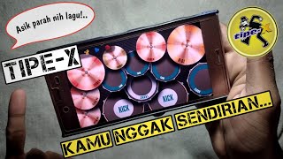 Download lagu Tipe X - Kamu Gak Sendirian (Cover Real Drum) mp3