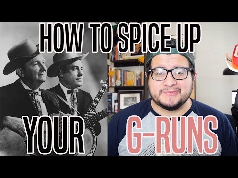 How To Spice Up Your G-Runs - Bluegrass Guitar Lesson