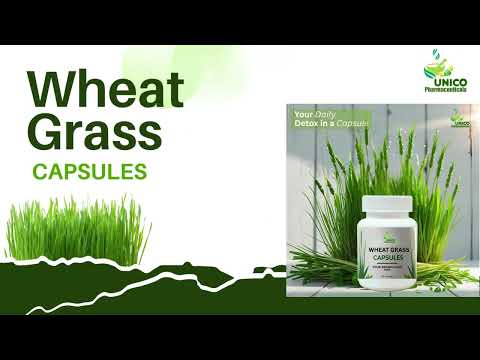 Unico wheatgrass capsule, 60 capsules