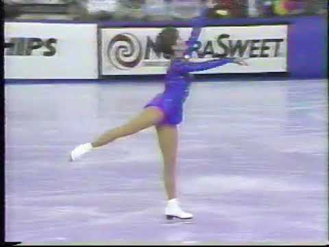 Jill Trenary - 1988 U.S. Championships FS and Interview