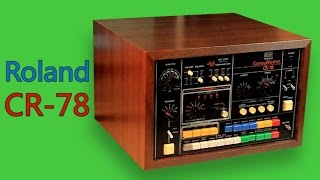 Video thumbnail for ROLAND CR-78 Analog Drum Machine 1978 | HD DEMO by AnalogAudio1