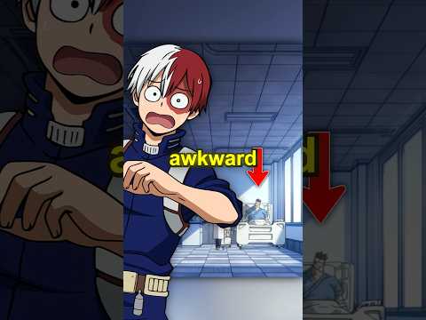 Shoto and Endeavour awkward moment 😭 #mha