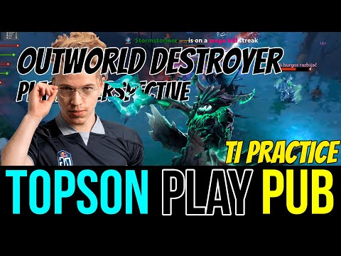 Topson [Outworld Destroyer] PUB TI 10 PRACTICE #topson #DOTA2