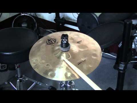 Diril cymbals Taiwan HammerXL serie 12 inch splash testing film