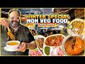 Winter Special Non Veg Food Tawa Chicken Salami Tikka Raju Kharode Mutton Keema Brain Curry