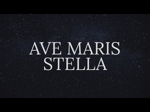 Ave Maris Stella with Latin/English Text | Relaxing Gregorian Chant