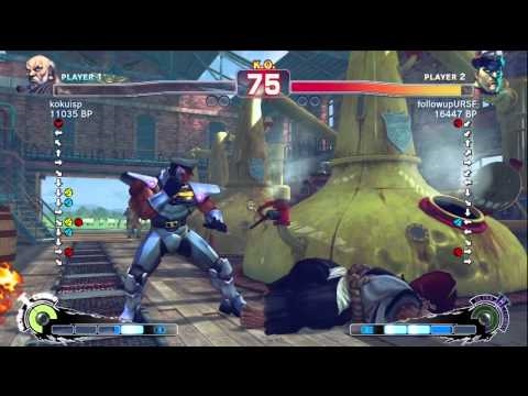 followupURSF [Bison] vs kokuisp [Gouken] SSF4 Japanese Online Ranked Matches - TRUE-HD