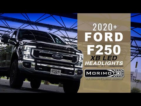 Morimoto XB LED Headlights: Ford Super Duty (20+) (Pair / ASM White DRL)