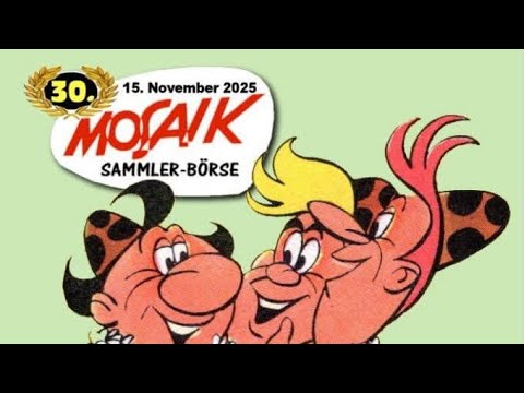 30th Mosaic Collectors' Fair Wolfen with Digedags & Knight Runkel