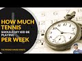 How Much Tennis Should My Kid Be Playing Per Week Prodigy Maker Minute