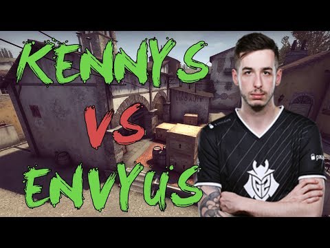 CSGO: POV G2 kennyS vs ENVYUS (35/14) inferno @ ECS Season 5 EU