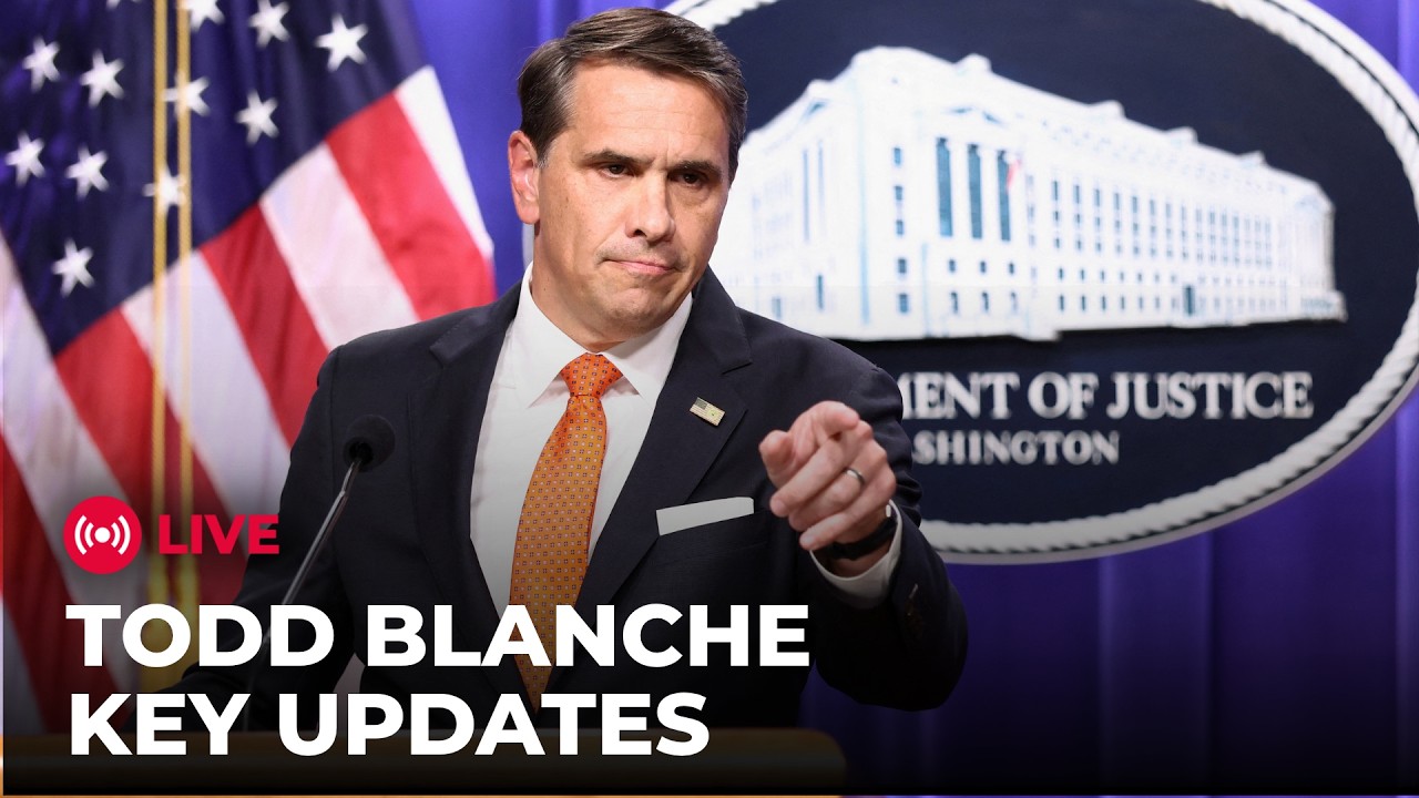 LIVE: Todd Blanche Holds White House Press Briefing From Rose Garden