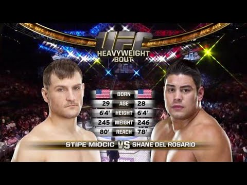 Stipe Miocic vs Shane del Rosario full fight