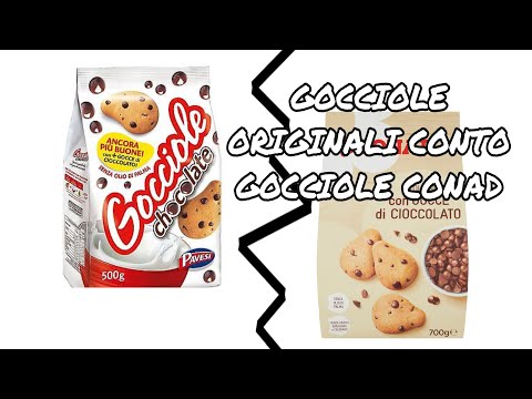 GOCCIOLE ORIGINALI CONTRO GOCCIOLE CONAD
