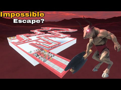 When Alien Minotaur Hunts... EVERY Unit Runs for Life! 😨 | ARBS Escape Challenge😨