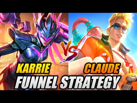 FUNNEL STRATEGY: KARRIE VS CLAUDE! - KILABOT - MLBB