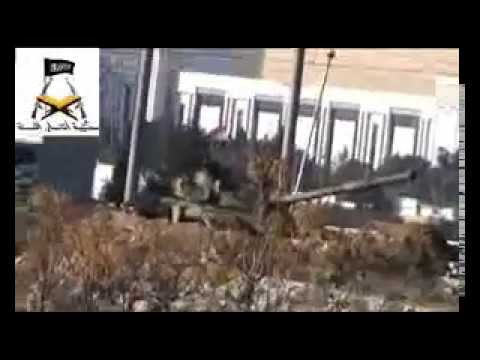 مشاركة كتيبة أنصار السنة بالهجوم على مواقع قوات النظام على طريق مطار دمشق الدولي في الغوطة الشرقية في ريف دمشق