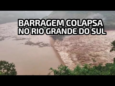 Barragem 14 de Julho, no Rio Grande do Sul, entra em colapso após fortes chuvas
