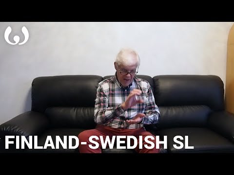WIKITONGUES: Håkan speaking Finland-Swedish Sign Language