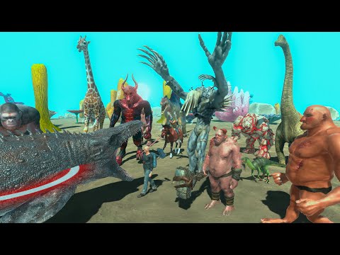 🔥NEW UPDATE! MOSASAURUS vs ALL FACTIONS - Animal Revolt Battle Simulator