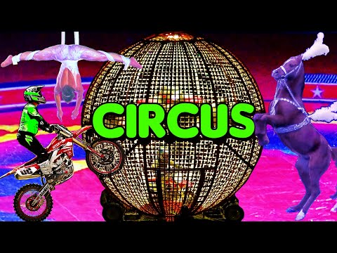 Circus Show 2023 Spectacular | Motorcycles in Globe 🌐 Arabian Horses 🐎 Clowns 🤡 and Much More...