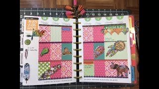 Boho chic II plan with me