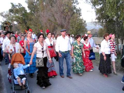 Hermandad Virgen de la Cabeza de Malaga en la Romeria de Teba