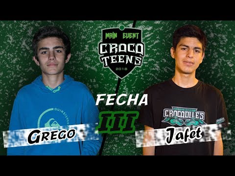 GREGO vs JAFET - 4tos - Fecha 3 ( Torneo 2018 ) - Crocoteens