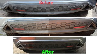 Restoring Badly Faded Plastic Trim The Best Way | Honda Civic!
